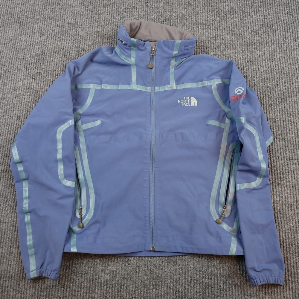 The North Face Summit Series Jacket Womens Small Blue Softshell Windbreaker